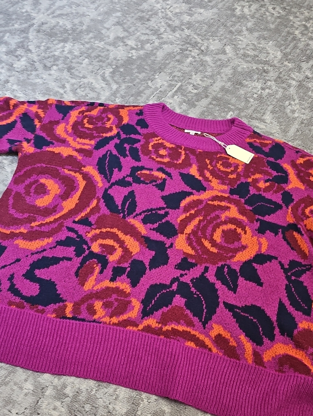 Women's Jodifl Floral Sweater Size 3x Nwt - Picture 2 of 6